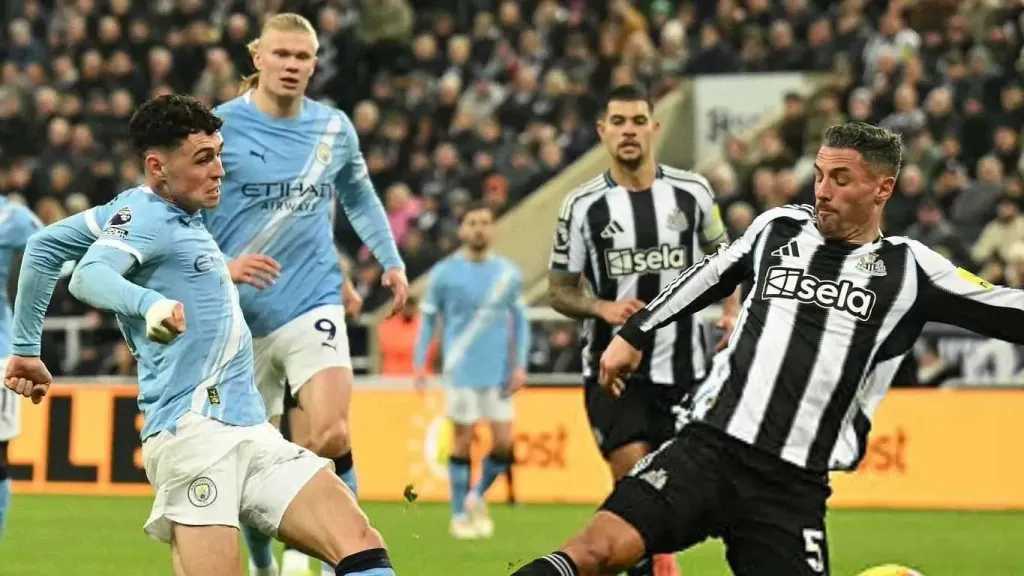 نتيجة مباراة مانشستر سيتي ونيوكاسل يونايتد في الدوري الإنجليزي.. سقوط كتيبة جوارديولا