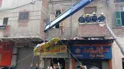 عاجل.. انهيار جزئي لعقار قديم...