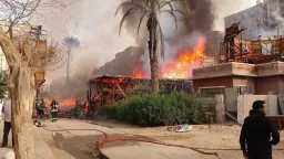 سبب حريق استوديو مصر الذي...