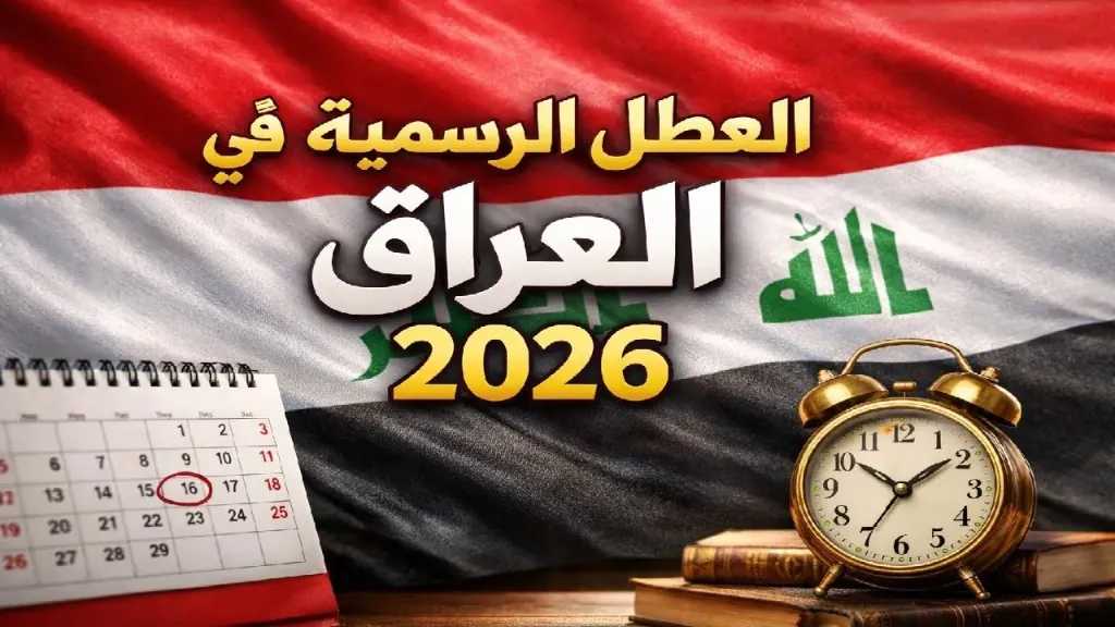متى تكون الإجازات؟ تعرف على مواعيد العطلات الرسمية في العراق 2026