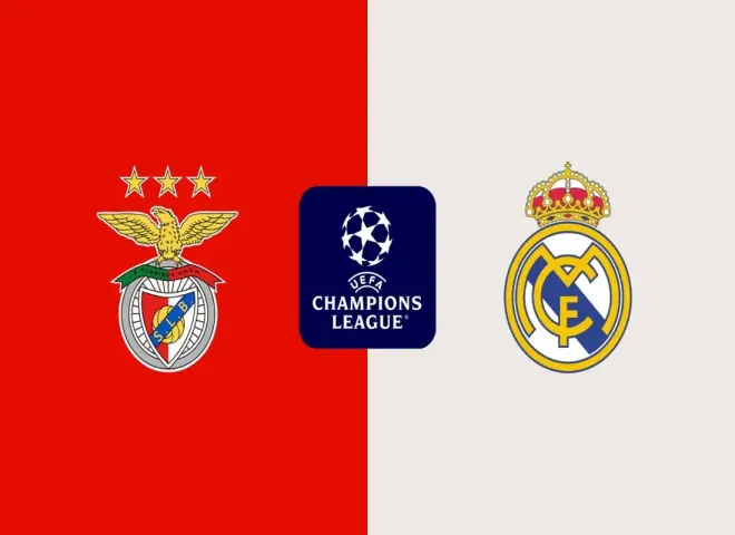 رابط مباشر.. بث مباشر مشاهدة مباراة ريال مدريد وبنفيكا يلا شوت بلس بجودة عالية hd دون تقطيع أو تأخير في البث