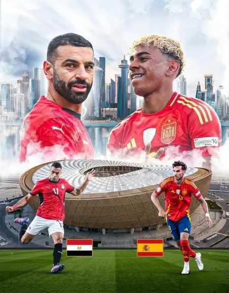 &rdquo;بعد أحداث الحرب&rdquo; هل ستقام مواجهة مصر ضد إسبانيا والأرجنتين الودية في قطر؟.. الصحافة الإسبانية تُعلنها