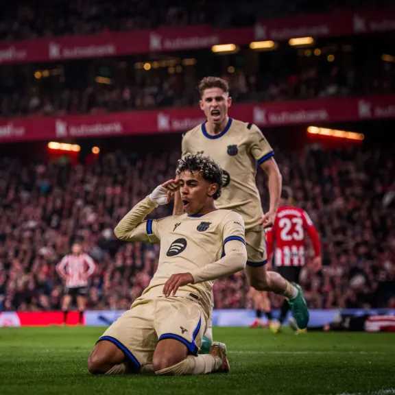 &rdquo;لامين يامال يحسم القمة&rdquo; شاهد نتيجة مباراة برشلونة ضد أتلتيك بلباو في الدوري الإسباني.. الملخص والأهداف