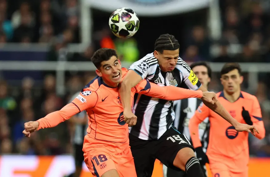 موعد مباراة برشلونة ضد نيوكاسل القادمة في إياب دور الـ 16 بدوري أبطال أوروبا