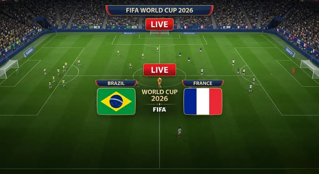 بدون تقطيع ومجانًا.. كيفية مشاهدة مباراة البرازيل ضد فرنسا استعداد لكأس العالم