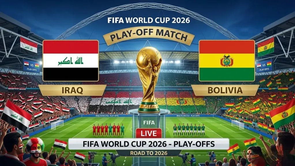 أتفرج بدون تقطيع.. كيفية مشاهدة مباراة العراق ضد بوليفيا في نهائي ملحق كأس العالم 2026