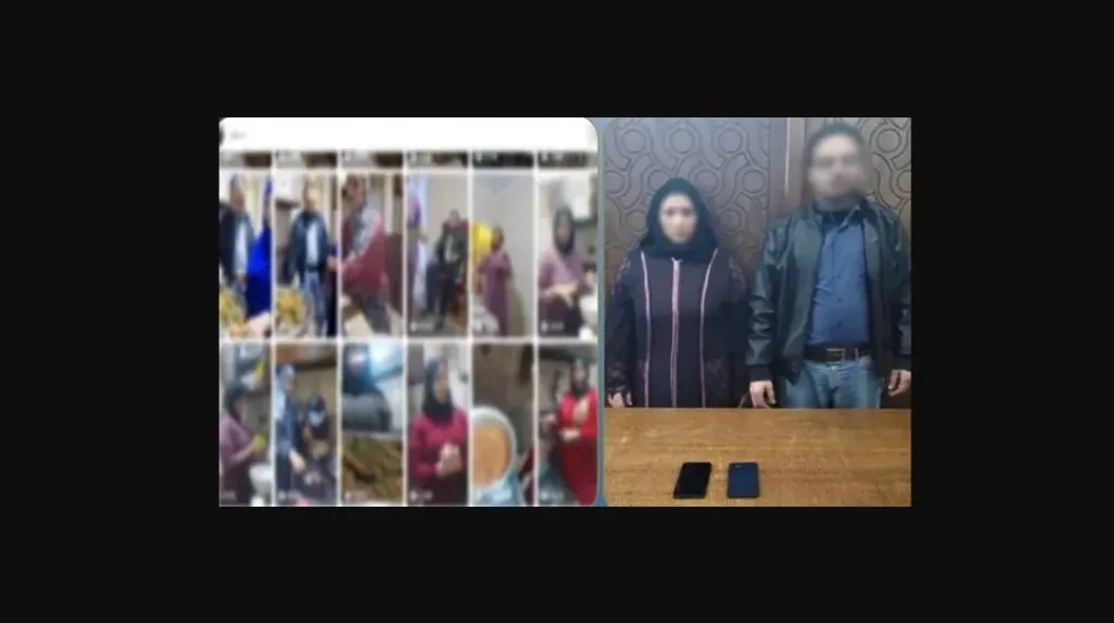 ماذا حدث؟ القبض على التيك توكر أم حنين وزوجها بسبب محتوى مخل على السوشيال ميديا