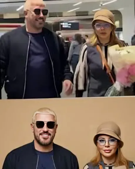 لأول مرة زوج أصالة النصري يعتمد ”لوك” الشعر الأشقر ... وسط الكثير من الإنتقادات