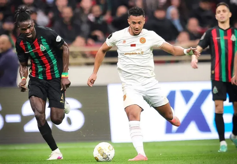 تردد القناة المفتوحة الناقلة لمباراة نهضة بركان والجيش الملكي وكيفية مشاهدتها مجانًا