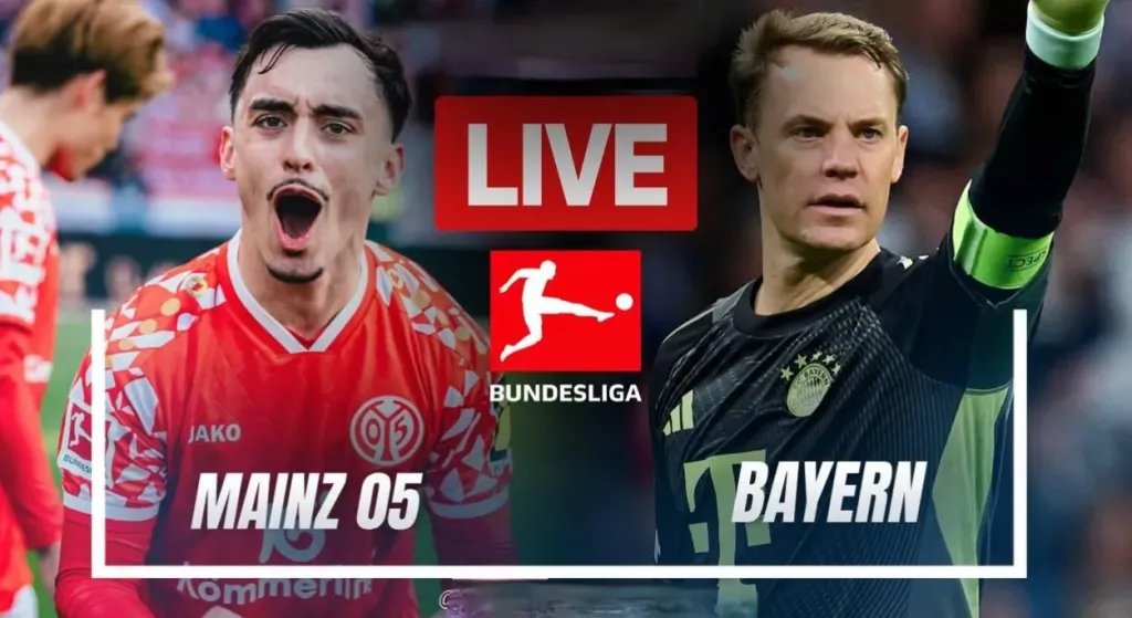 مباشر الأسطورة.. بث مباشر مشاهدة مباراة باير ميونخ ضد ماينز يلا شوت بلس بجودة عالية دون تقطيع أو تأخير في البث مباشر