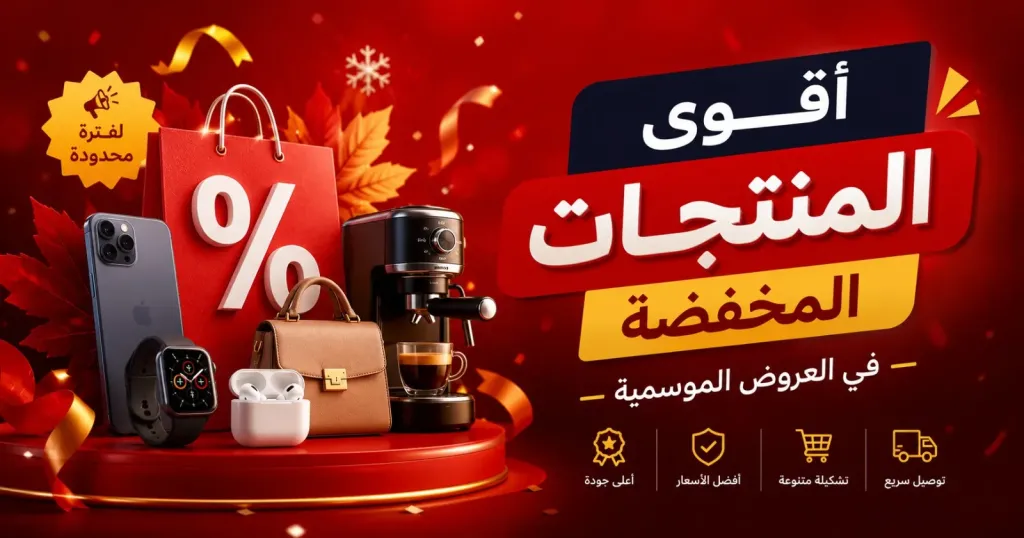 من الإلكترونيات إلى الموضة : أقوى المنتجات المخفضة في العروض الموسمية
