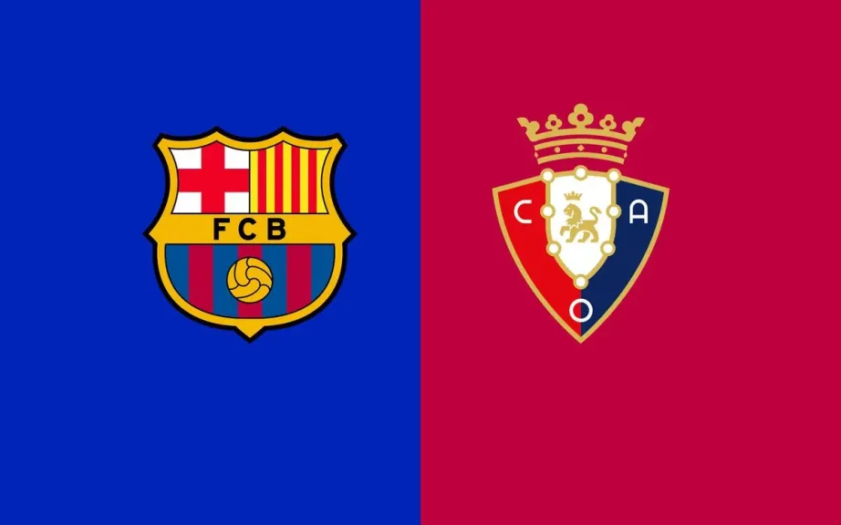 موعد مباراة برشلونة ضد أوساسونا لحسم صدارة الدوري الإسباني والقنوات الناقلة مجانًا