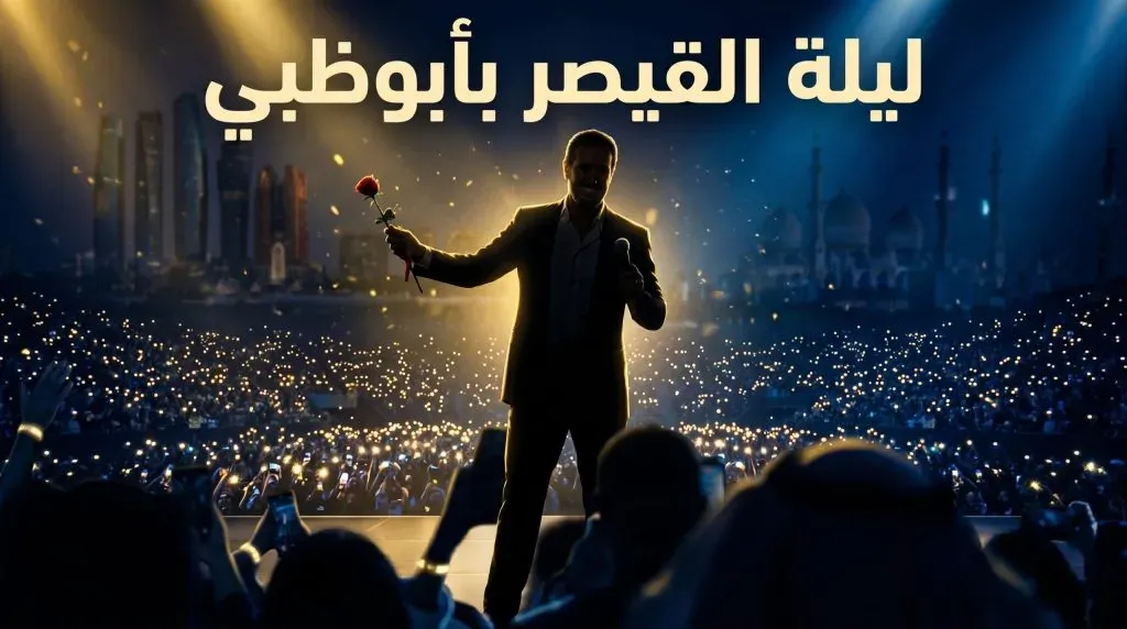 كاظم الساهر يستعد لإحياء حفل غنائي ضخم في أبوظبي ضمن جولته 2026