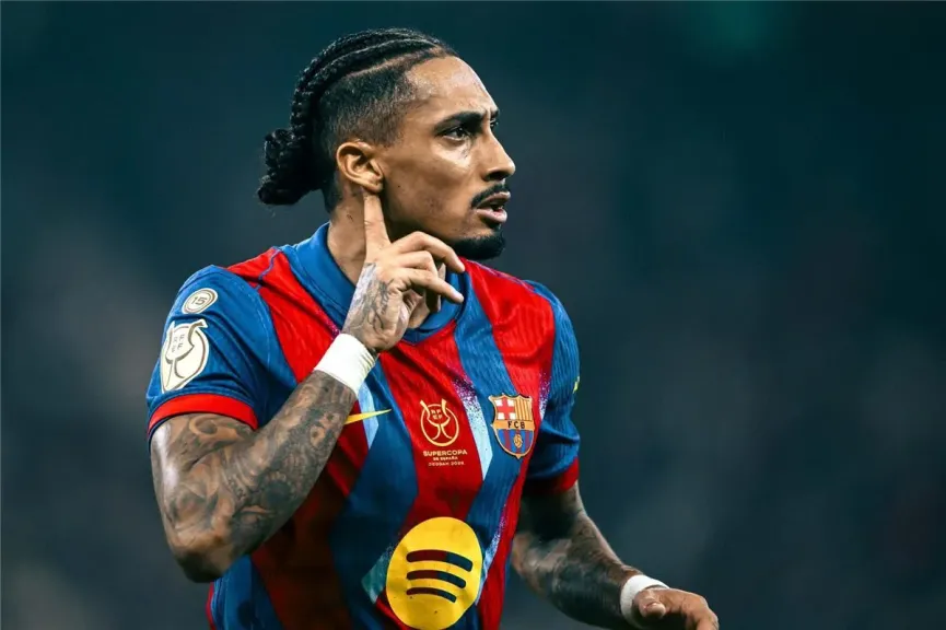 بـ 90 مليون يورو.. سباق سعودي حاد للتعاقد مع رافينيا لاعب برشلونة في الموسم المقبل