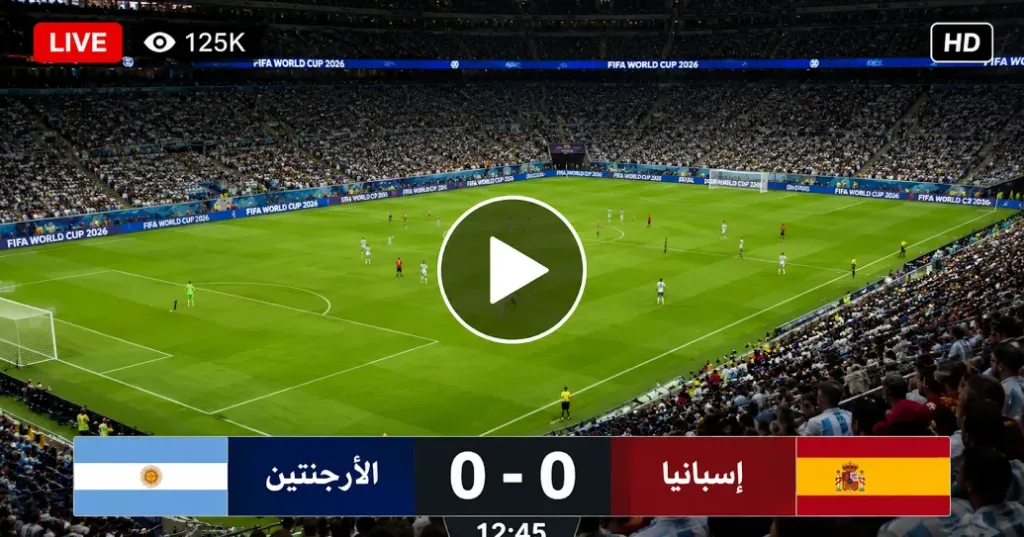 مشاهدة نهائي كأس العالم FIFA 2026 بث مباشر إسبانيا ضد الأرجنتين في مواجهة تاريخية لحسم بطل العالم عبر القنوات الناقلة