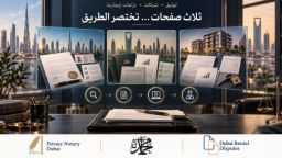 التوثيق والعقار والشركات: أربع صفحات...