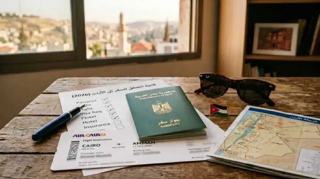 فيزا الأردن للمصريين 2026: الشروط والأوراق ومدة الإقامة