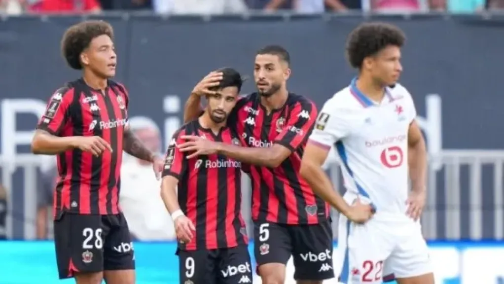 نيس يهزم ليل ويحقق فوزه الأول في الدوري الفرنسي بمشاركة محمد عبد المنعم