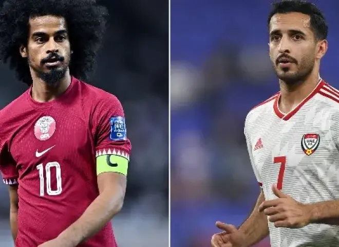 الإمارات وقطر يتعادلان 1-1 ويحسمان مواجهتي نصف نهائي خليجي 27
