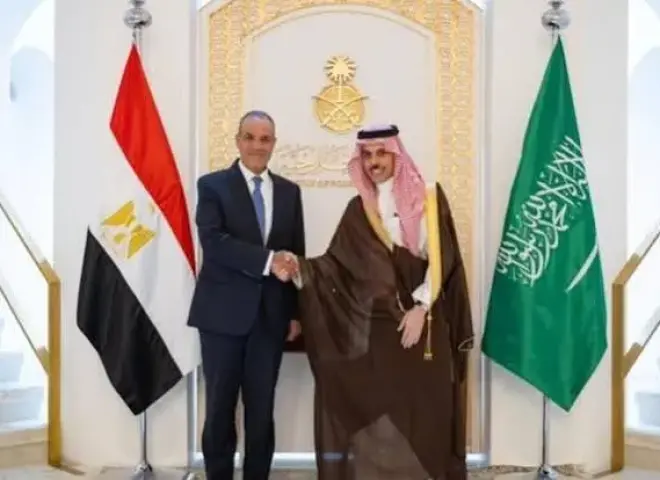 وزير الخارجية المصري يبحث مع نظيره السعودي الاعتداءات الأخيرة ويؤكد تضامن مصر الكامل مع المملكة