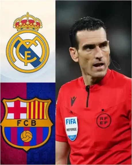 خوان مارتينيز مونويرا حكمًا لمباراة برشلونة وريال مدريد غدًا