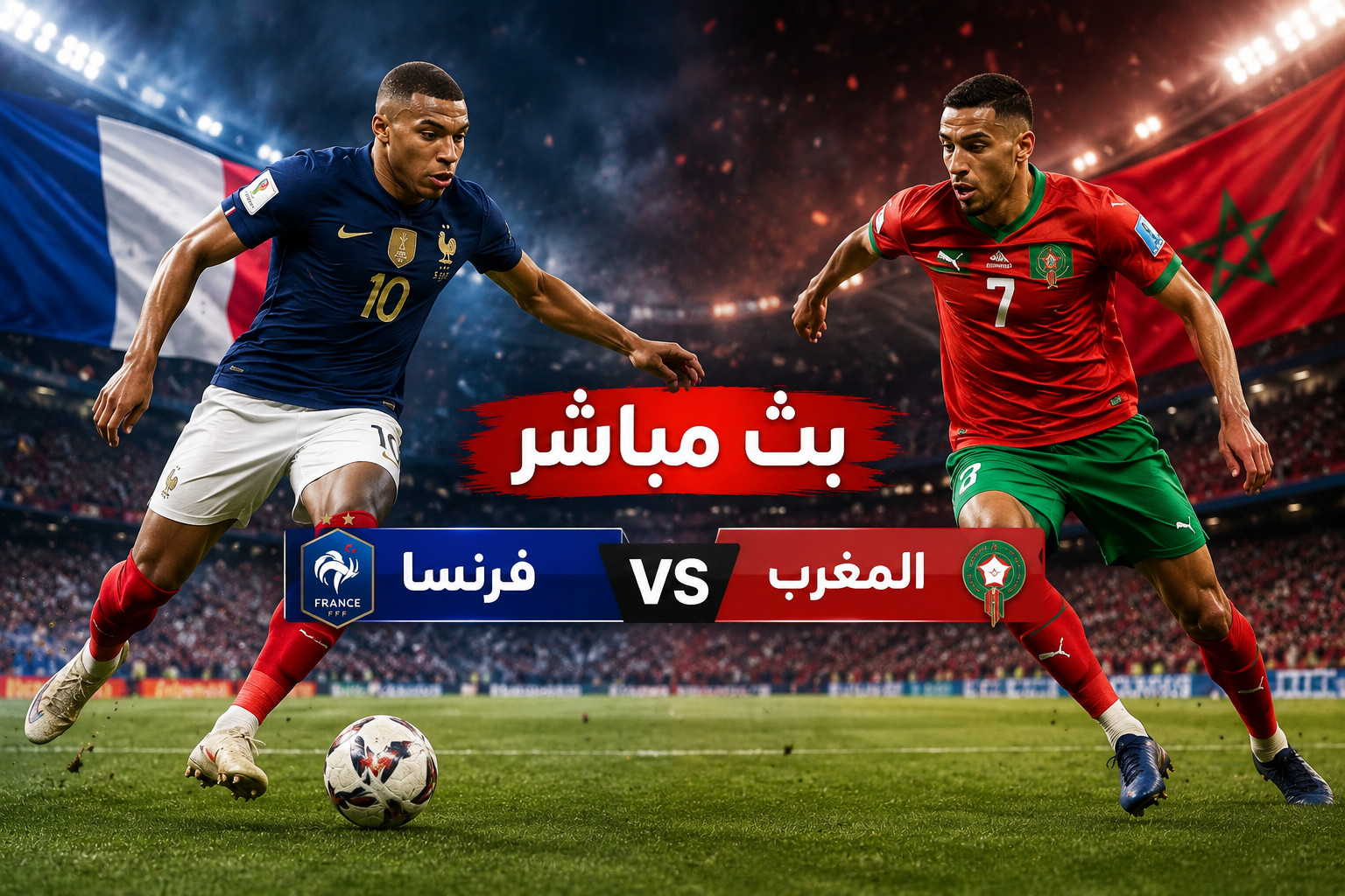 فرنسا ضد المغرب- بث مباشر فرنسا ضد المغرب-مشاهدة مباراة فرنسا والمغرب مباشر-القنوات الناقلة لمباراة فرنسا والمغرب-بث مباشر مباراة فرنسا والمغرب
