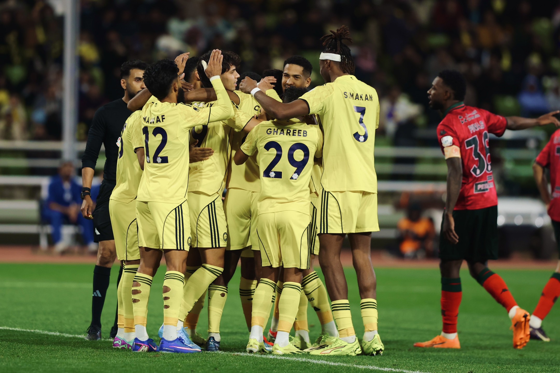 النصر ضد ضمك