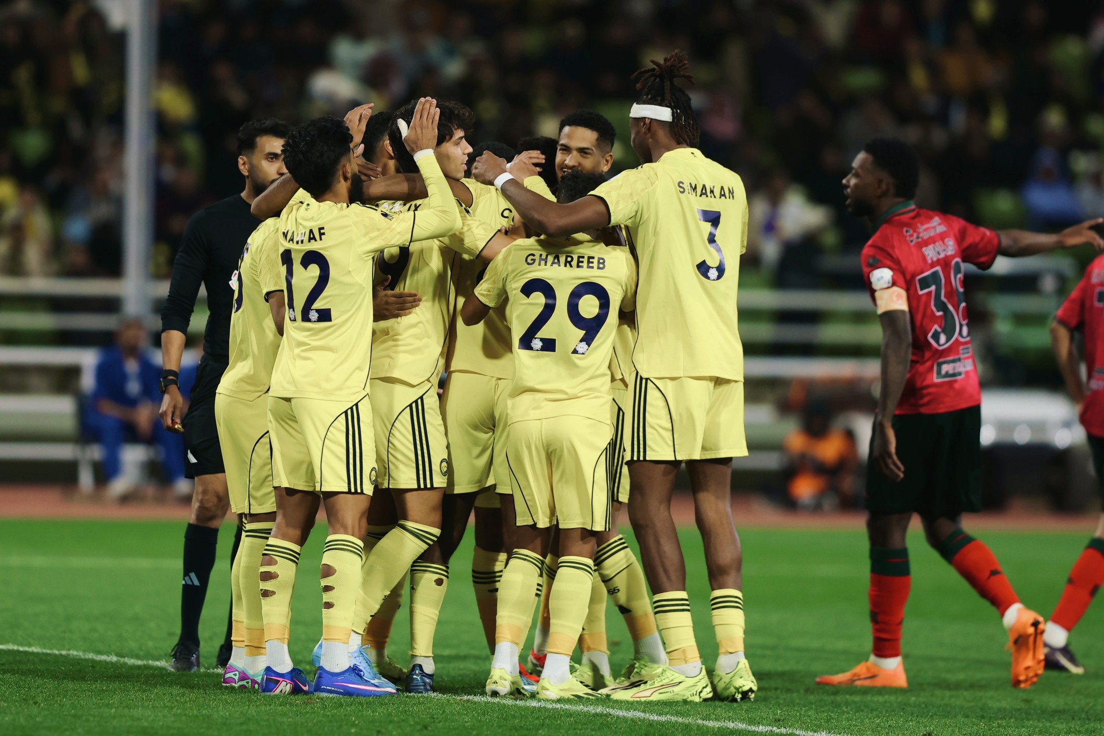 النصر ضد ضمك