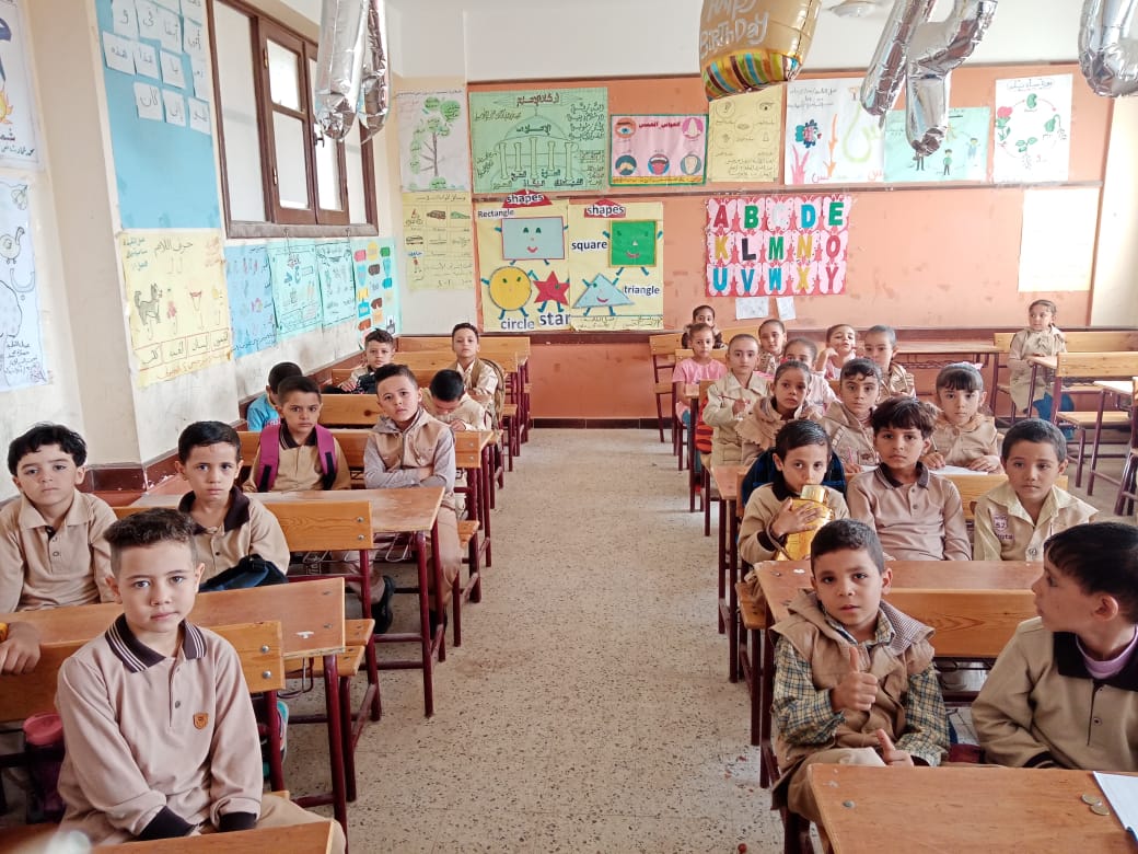 أول أيام الدراسة في الترم الثاني 