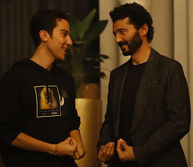 الفنان نور النبوي ووالده خالد النبوي 