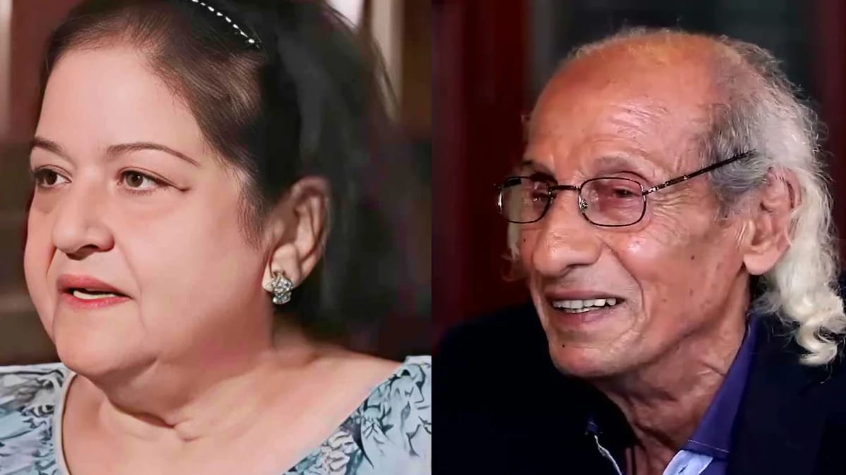 الفنانة رجاء قوطرش وزوجها 