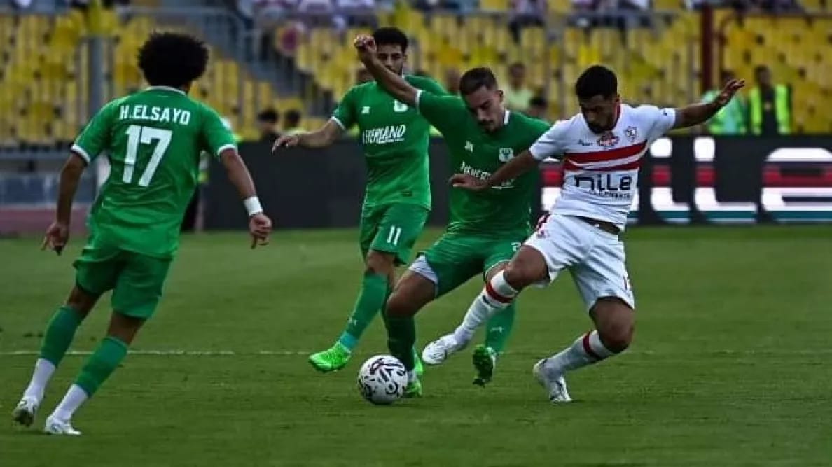 مباراة الزمالك والمصري البورسعيدي 
