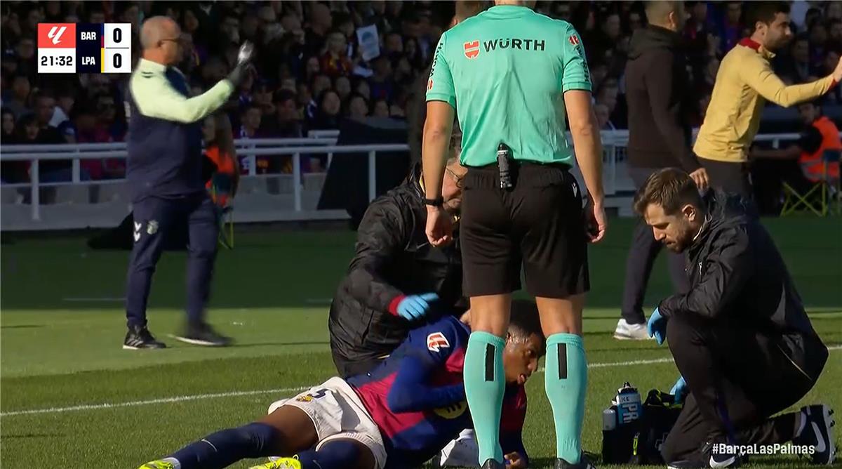 إصابة لاعب برشلونة