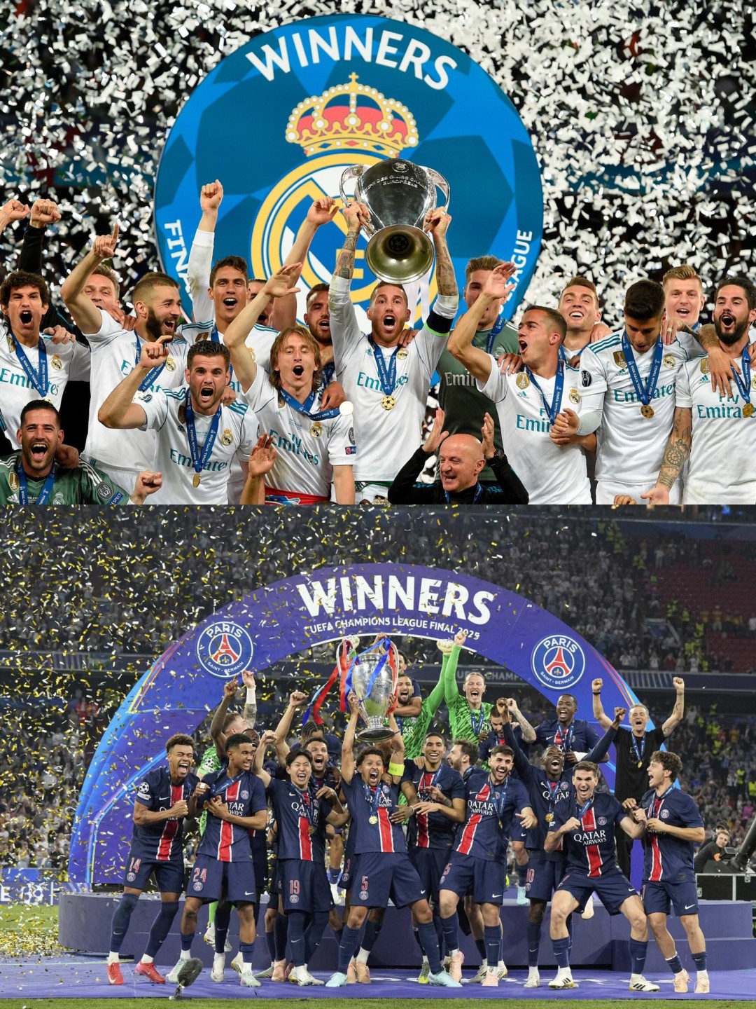 ريال مدريد و باريس سان جيرمان 