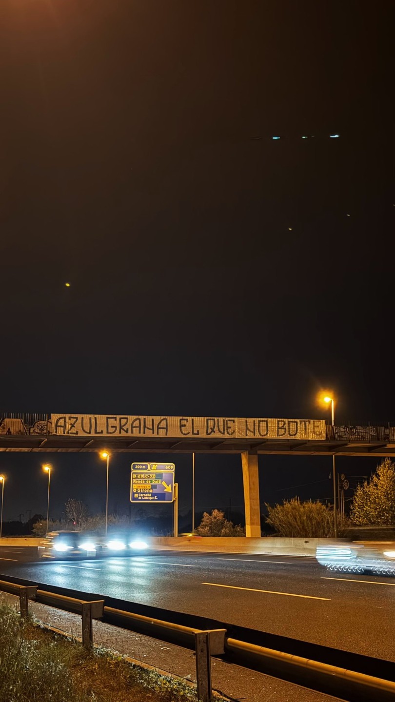 لافتات جماهير اسبانيول