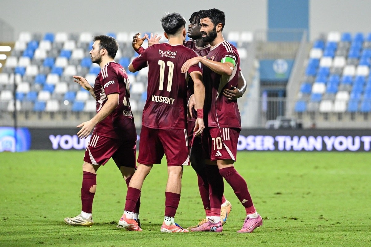 مباراة الوحدة والغرافة 