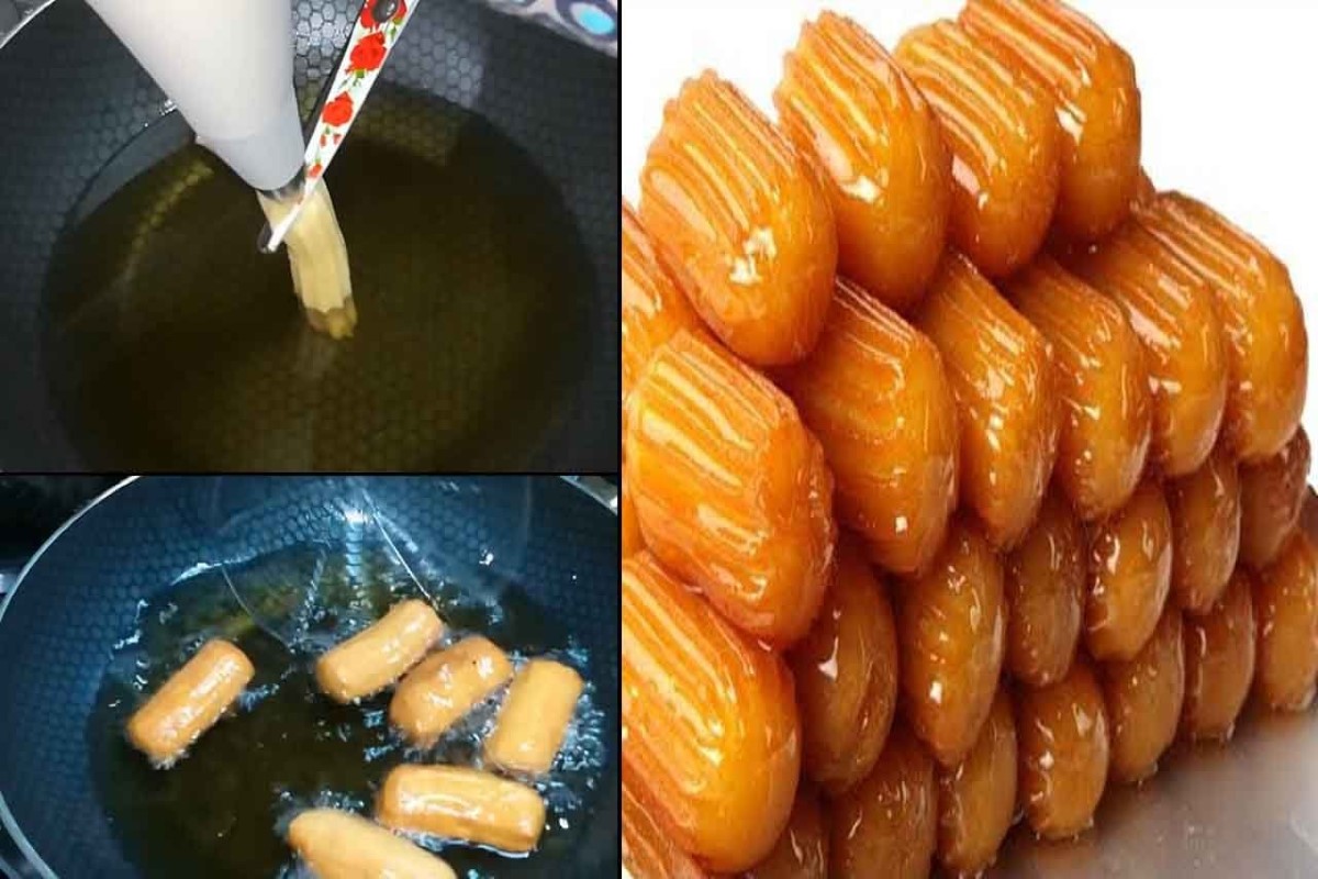 طريقة عمل بلح الشام بدون بيض ونشا