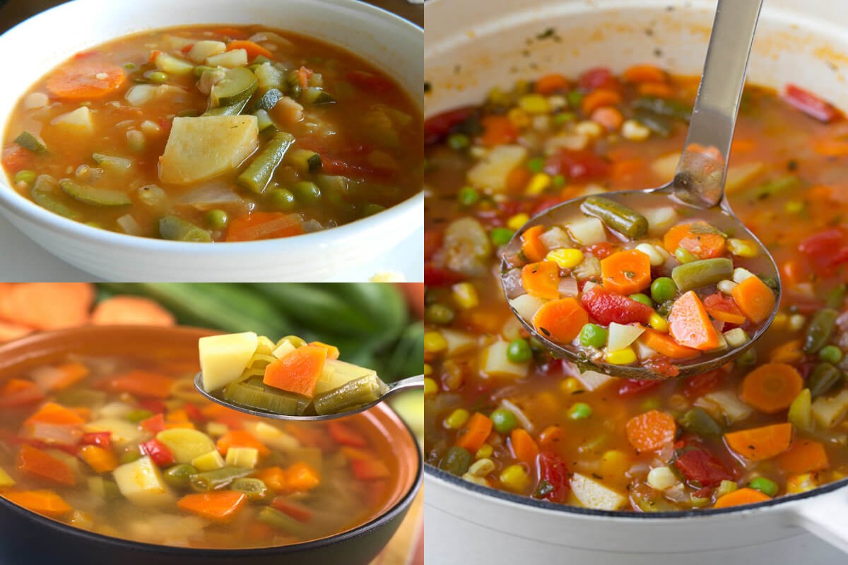 طريقة عمل شوربة الخضار للمريض