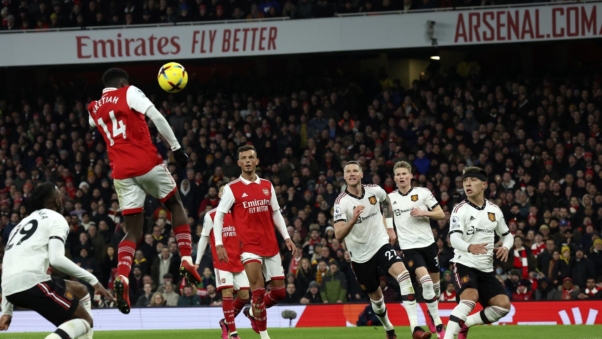 مباراة مانشستر يونايتد وآرسنال