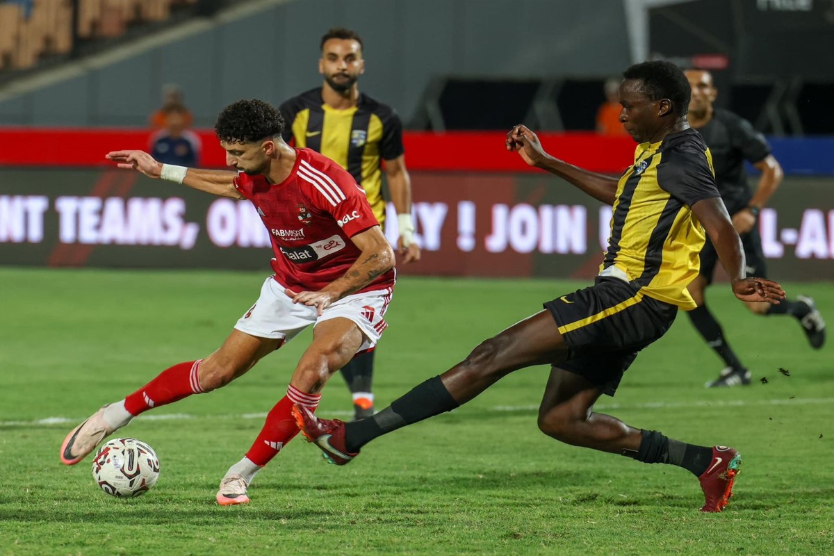 مباراة الأهلي والمقاولون العرب