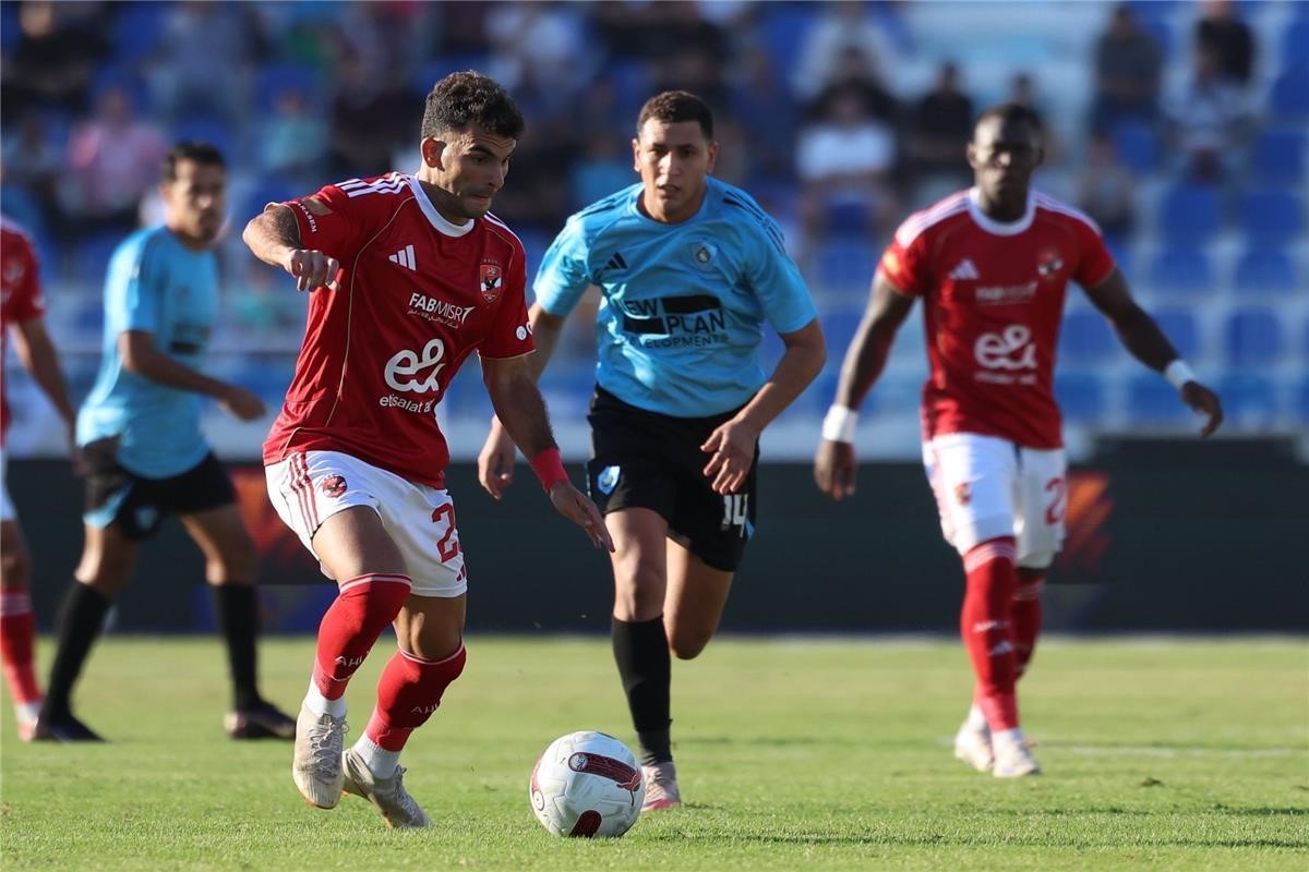 مباراة الأهلي وغزل المحلة 