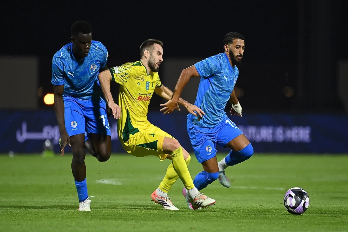 مباراة الخليج ونيوم