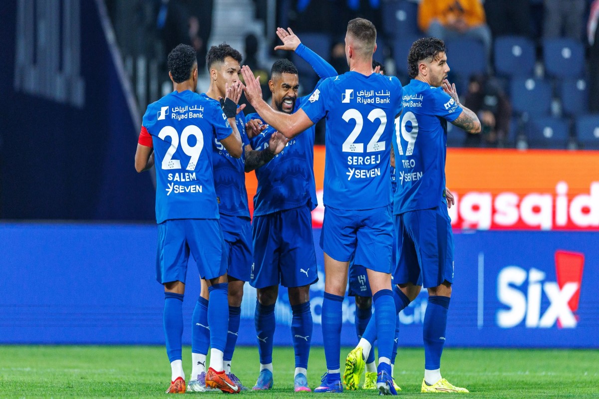 مباراة الهلال والحزم 