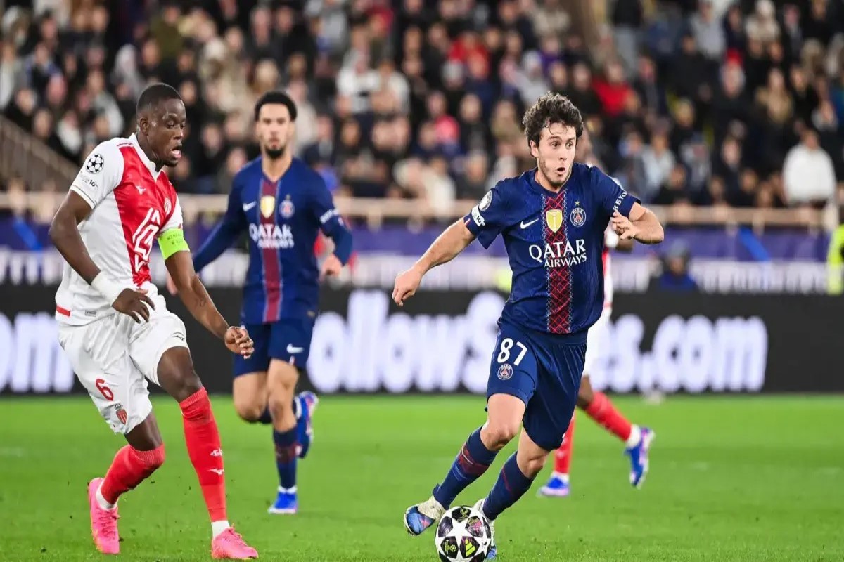 مباراة باريس سان جيرمان وموناكو