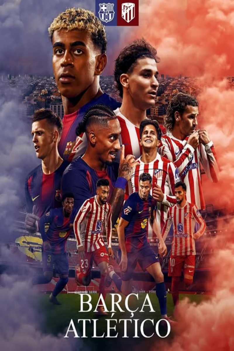 مباراة برشلونة وأتيتكو مدريد