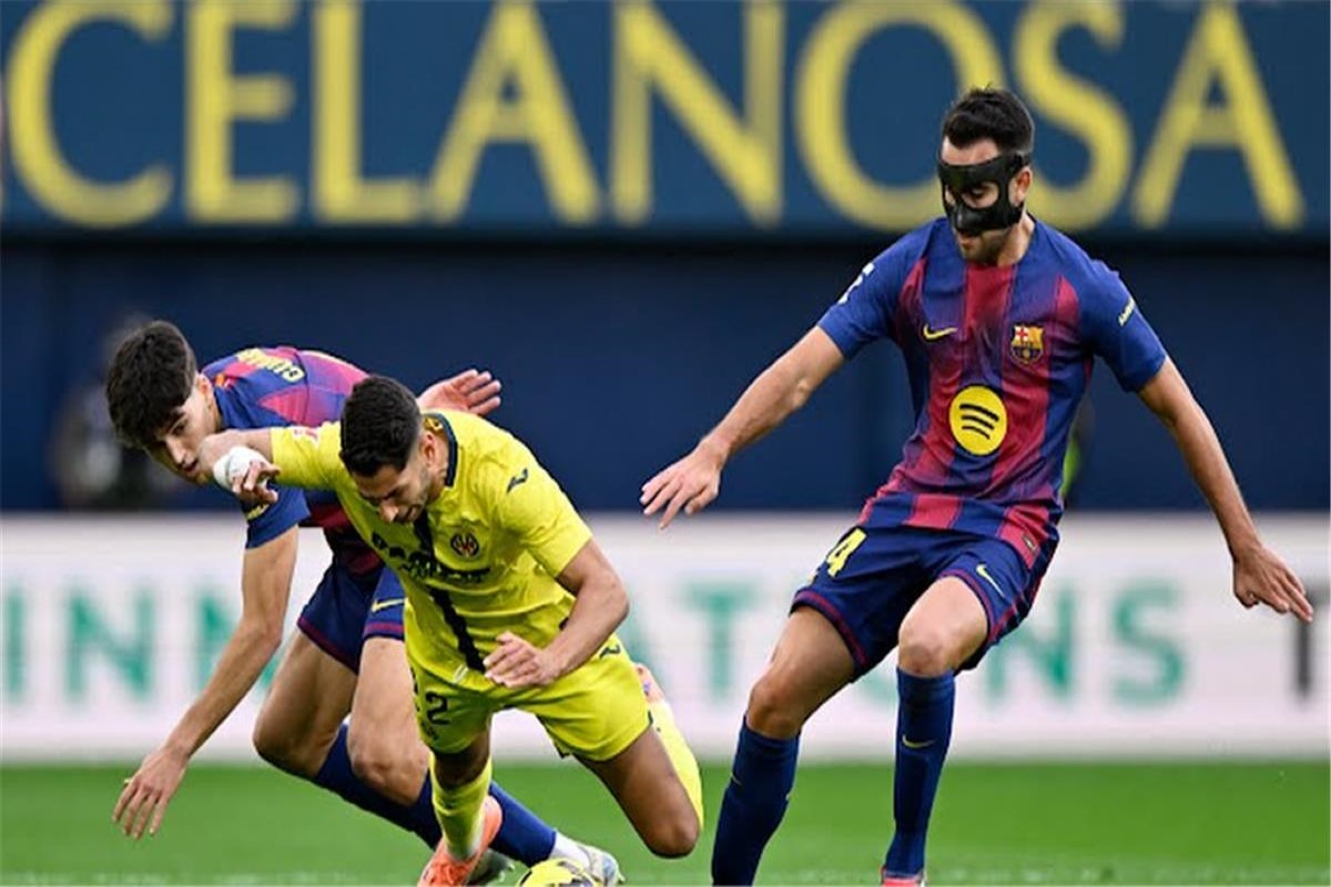 مباراة برشلونة وفيا ريال 