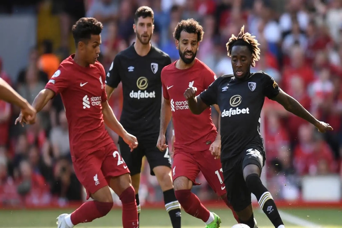 مباراة ليفربول وبورنموث