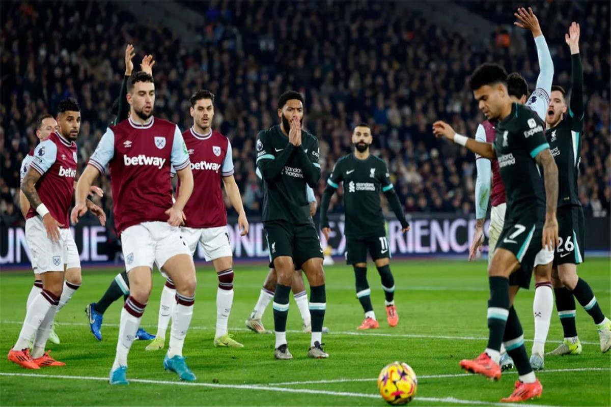 مباراة ليفربول ووست هام