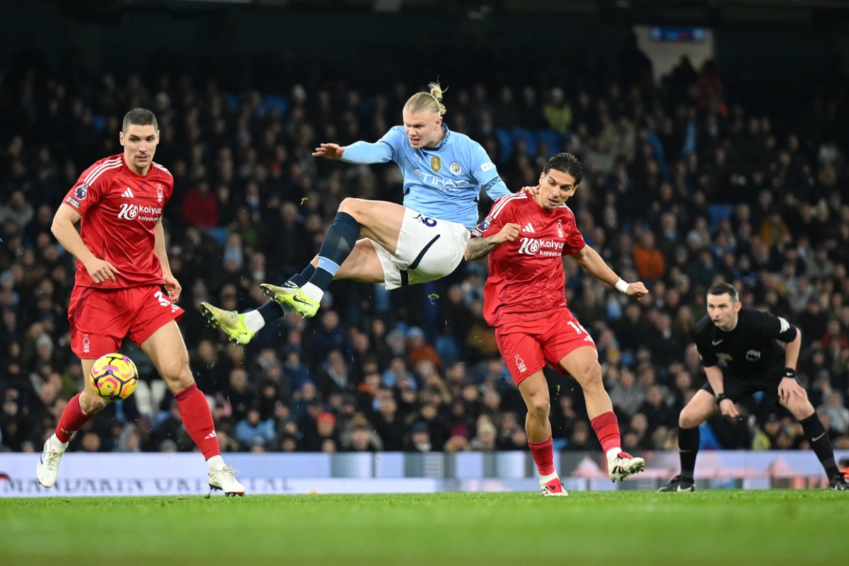 مباراة مانشستر سيتي ضد نوتينغهام