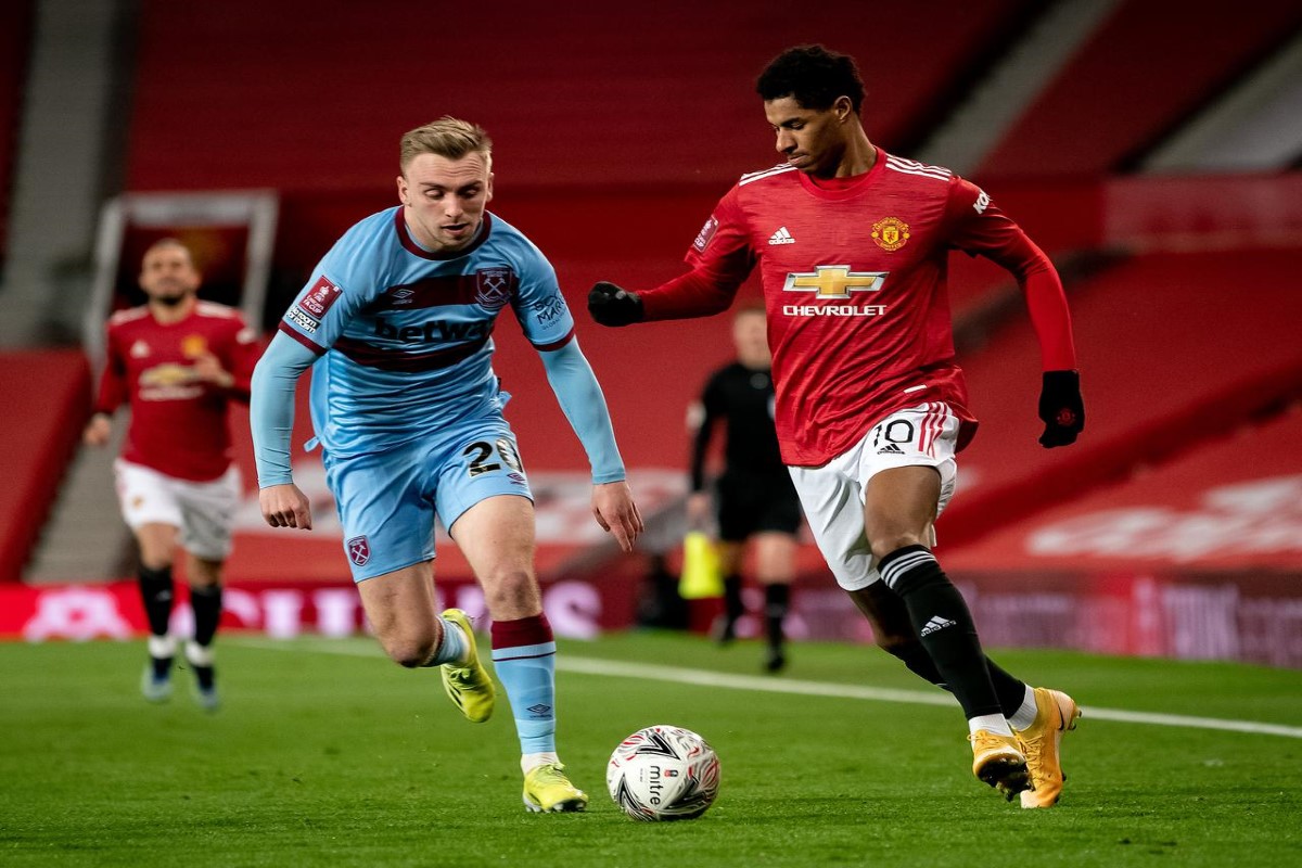 مباراة مانشستر يونايتد ووست هام 